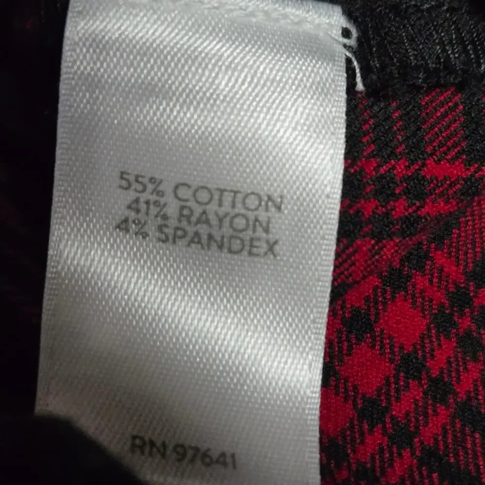 J Jill Premium Bi Stretch Plaid Dress Pants Size 12